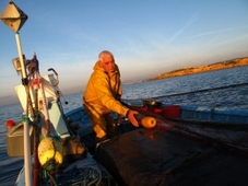 Joseph Davi, pêcheur à  Sanary, photo d'Alexis Fossi